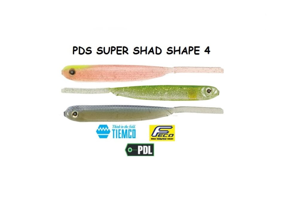 Māneklis Tiemco PDL Super Shad Shape 4