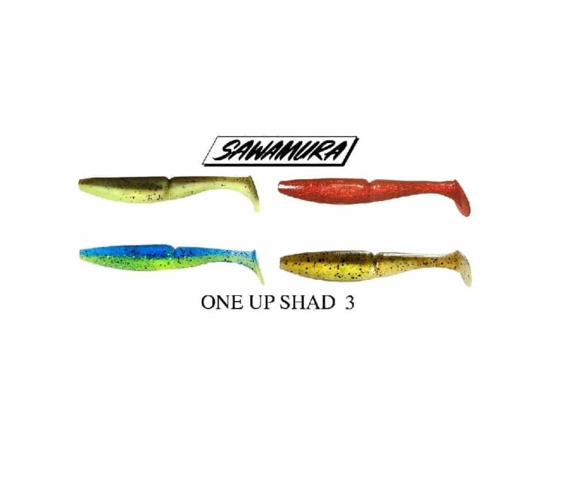 Sawamura One Up Shad 4 #146 Blue Reflect