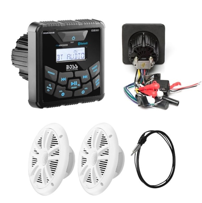 Boss MCKGB450W.6 Marine Stereo Speaker Kit Eholotes.eu