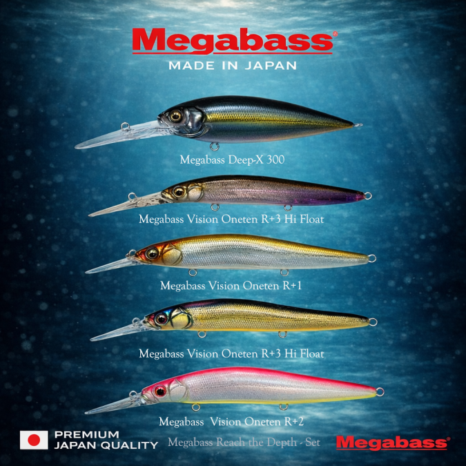 Lure Set Megabass Reach the Depth - Set