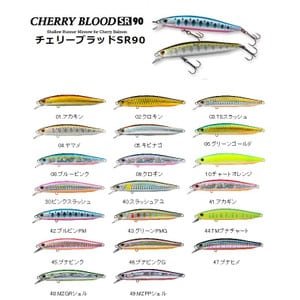 Leurre Smith Cherry Blood LL90S 15,7 G - Minnow Sans Lèvres Coulant, 90 Mm, Pour Truite Et Saumon