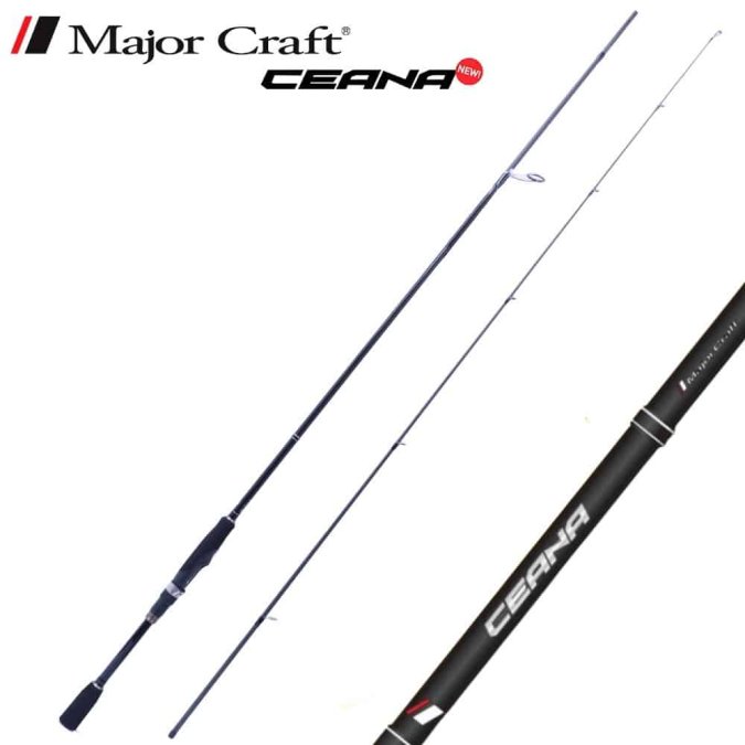 Canne à Toupie Major Craft CEANA CNS-662L - Modèle Neuf Sous Blister - Canne Pêche