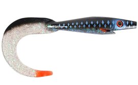 Strike Pro Giant Pig Tail Swimbait | Pike & Musky lures Natural Perch OB