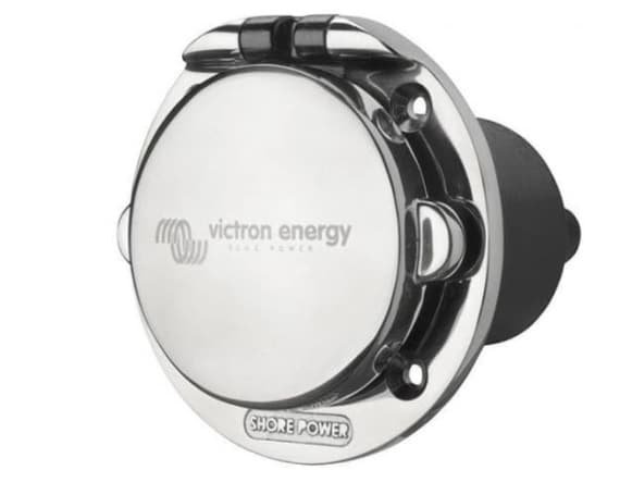 Rozete VICTRON Power Inlet stainless steel with cover 32A/250VAC
