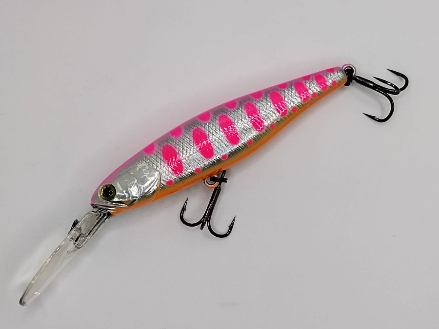 Leurre Souple Jackall I Shad Clio 3.5 Pouces - Coloris Rose Clair (Sight Clear Pink) - Lot De 7