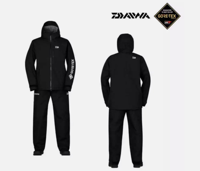DAIWA セットアップ　GORE-TEX 黒　DW-1906　タグ付き　M Amazon.co.jp: ダイワ(DAIWA) ゴアテックス プロダクト コンビ