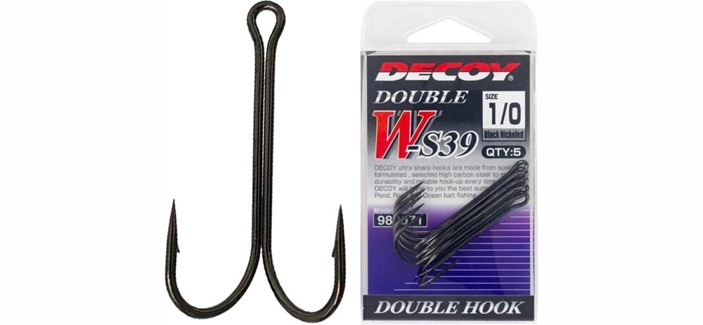  Decoy V-F52 Double Hook Heavy Duty Double Hooks Size