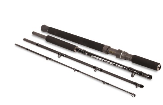 Spinning Rod BFT Saltwater Halibut 7′ Black Edition Travel, 40lb, 4pcs