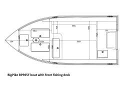 BigPike BP440SCF side console, fish platform, Livewell