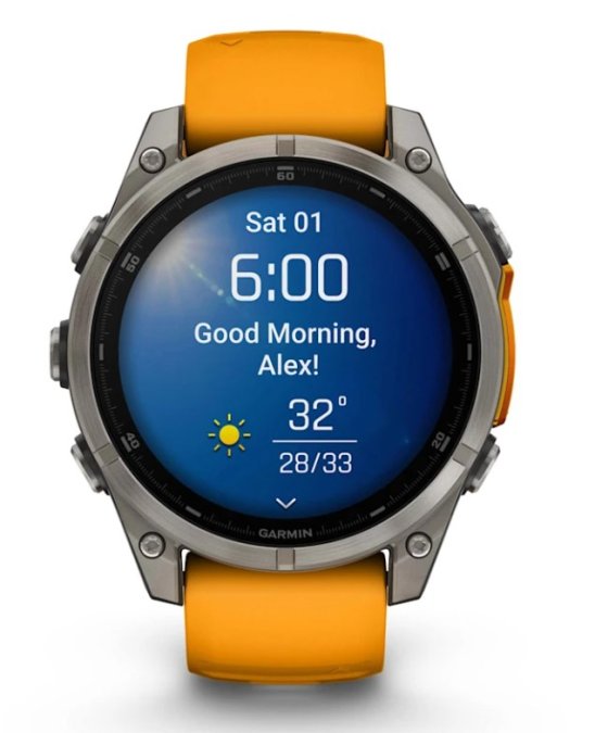 Fenix 16 Cm Wrist Watch Size Garmin Fenix AMOLED 47mm Smartwatch