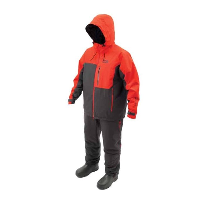 Daiwa GORE TEX High Loft Winter Suit RED CHARCOAL