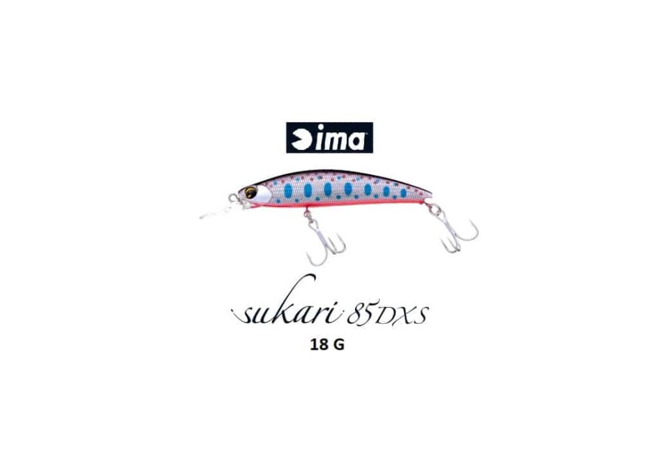 Leurre Ima Sukari 63 HS - Wobbler Coulant, 63 Mm, 8 G, Couleur H-011, Profondeur 0,4-0,9 M