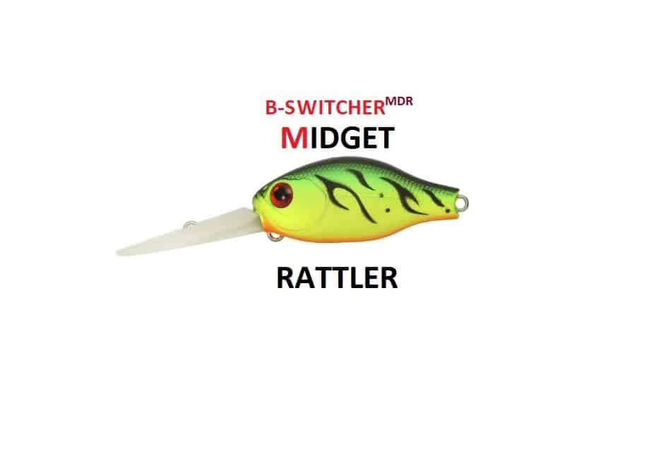 Vobleris ZipBaits B-Switcher Midget Rattler MDR