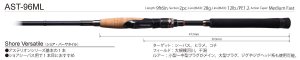 Spinings Megabass Astelion AST-96ML